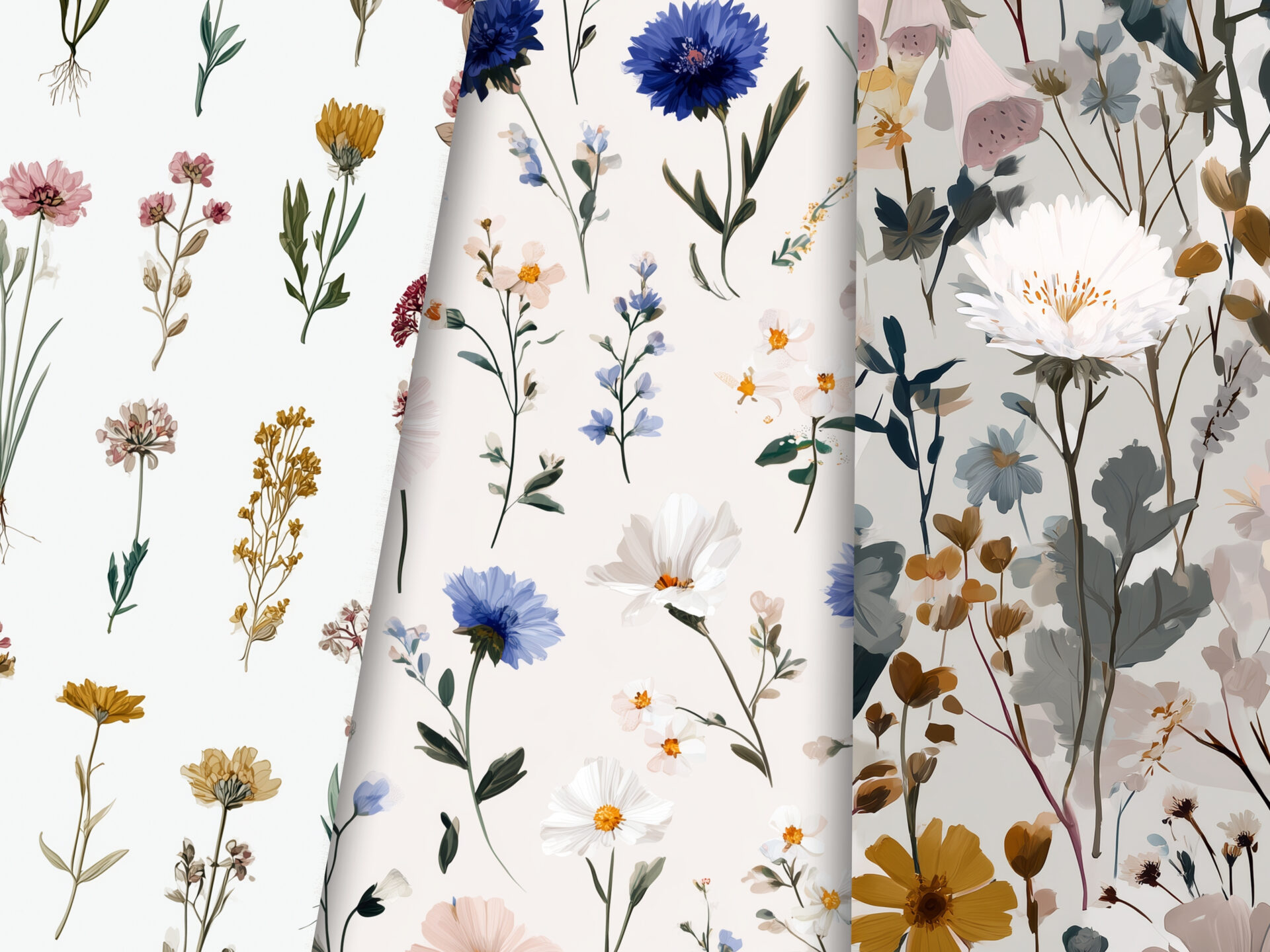 20 Wildflower Seamless Patterns - Image 6
