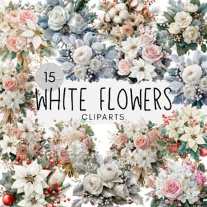 watercolor white flowers clipart cover.jpg